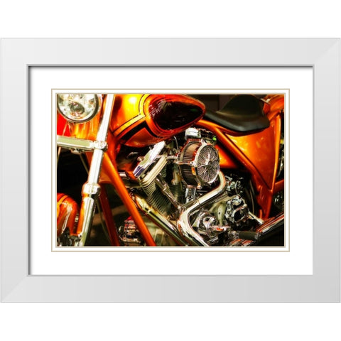 Wild Ride II White Modern Wood Framed Art Print with Double Matting by Hausenflock, Alan