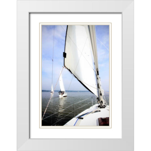 Quantico Fleet IV White Modern Wood Framed Art Print with Double Matting by Hausenflock, Alan