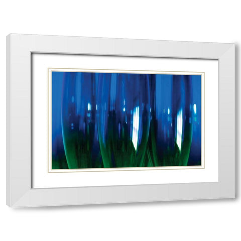 Wine Glasses III White Modern Wood Framed Art Print with Double Matting by Hausenflock, Alan