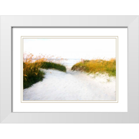 Sullen Sky I White Modern Wood Framed Art Print with Double Matting by Hausenflock, Alan