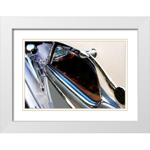 Classic Coach White Modern Wood Framed Art Print with Double Matting by Hausenflock, Alan