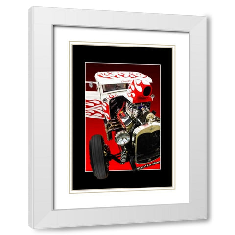 Hottest Rod White Modern Wood Framed Art Print with Double Matting by Hausenflock, Alan