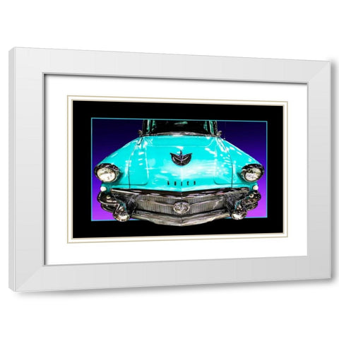 Classic Cruiser II White Modern Wood Framed Art Print with Double Matting by Hausenflock, Alan