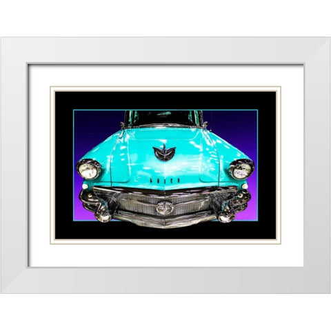 Classic Cruiser II White Modern Wood Framed Art Print with Double Matting by Hausenflock, Alan
