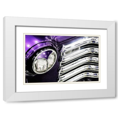 Tantalizing Truck White Modern Wood Framed Art Print with Double Matting by Hausenflock, Alan