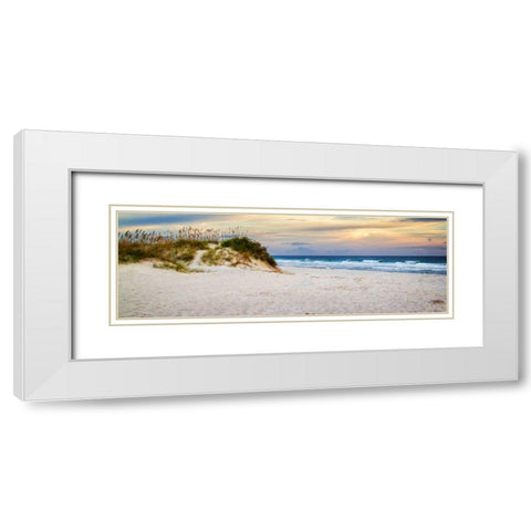 After the Sunrise I White Modern Wood Framed Art Print with Double Matting by Hausenflock, Alan