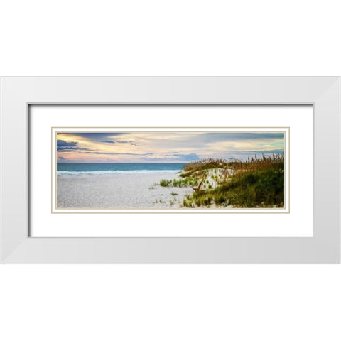 After the Sunrise II White Modern Wood Framed Art Print with Double Matting by Hausenflock, Alan