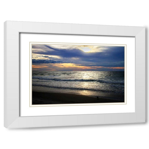 Iron Sky I White Modern Wood Framed Art Print with Double Matting by Hausenflock, Alan