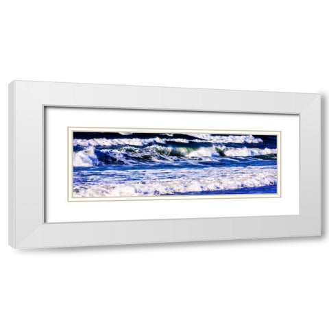 Approaching Storm I White Modern Wood Framed Art Print with Double Matting by Hausenflock, Alan