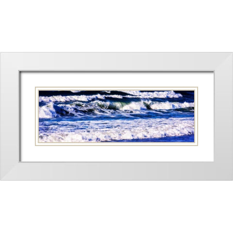 Approaching Storm I White Modern Wood Framed Art Print with Double Matting by Hausenflock, Alan