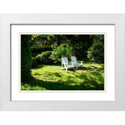 Together I White Modern Wood Framed Art Print with Double Matting by Hausenflock, Alan