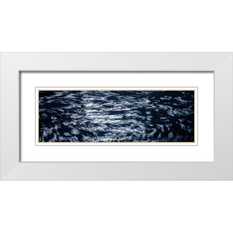 Ebb Tide I White Modern Wood Framed Art Print with Double Matting by Hausenflock, Alan