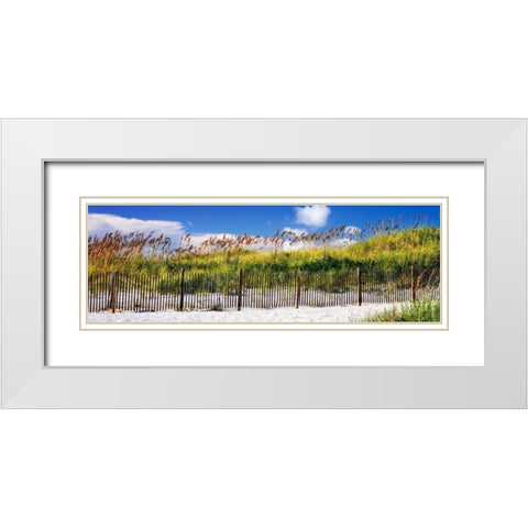 Summer at the Beach III White Modern Wood Framed Art Print with Double Matting by Hausenflock, Alan