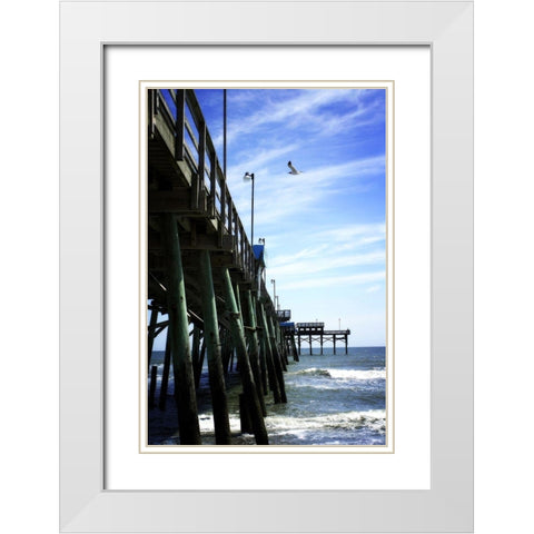 Gentle Summer Day White Modern Wood Framed Art Print with Double Matting by Hausenflock, Alan