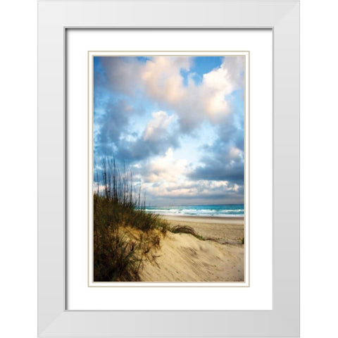 Cotton Candy Sunrise I White Modern Wood Framed Art Print with Double Matting by Hausenflock, Alan