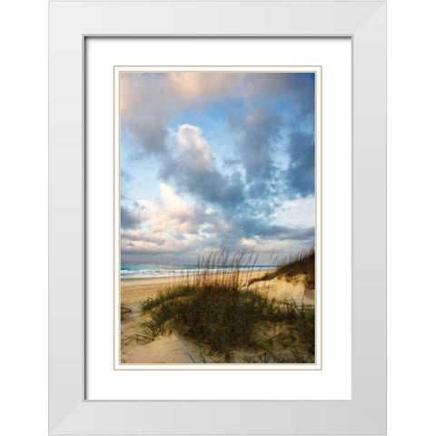 Cotton Candy Sunrise II White Modern Wood Framed Art Print with Double Matting by Hausenflock, Alan