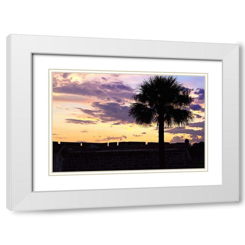 Days End I White Modern Wood Framed Art Print with Double Matting by Hausenflock, Alan