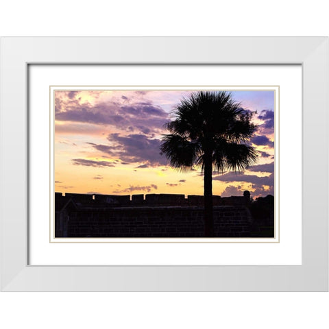 Days End I White Modern Wood Framed Art Print with Double Matting by Hausenflock, Alan