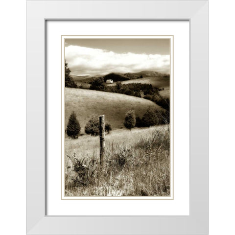 Madison County I White Modern Wood Framed Art Print with Double Matting by Hausenflock, Alan