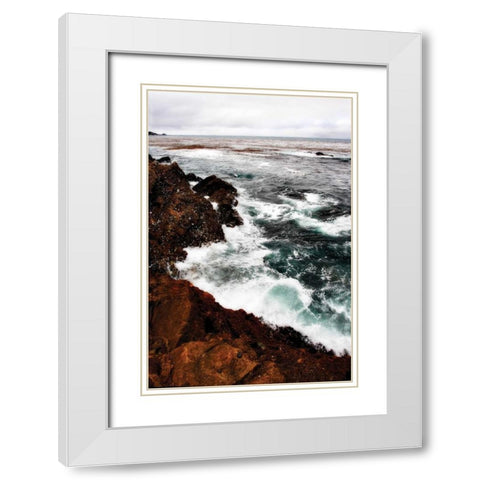 Sand Hill Cove I White Modern Wood Framed Art Print with Double Matting by Hausenflock, Alan
