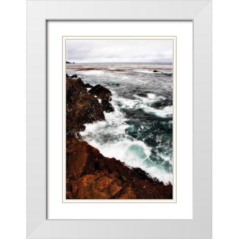 Sand Hill Cove I White Modern Wood Framed Art Print with Double Matting by Hausenflock, Alan