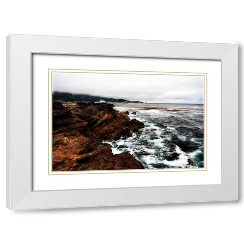 Sand Hill Cove III White Modern Wood Framed Art Print with Double Matting by Hausenflock, Alan