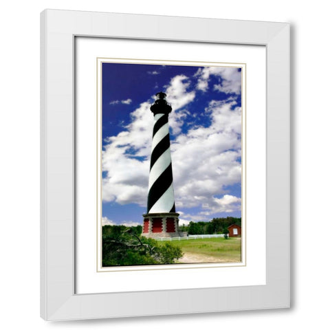 Cape Hatters Light White Modern Wood Framed Art Print with Double Matting by Hausenflock, Alan