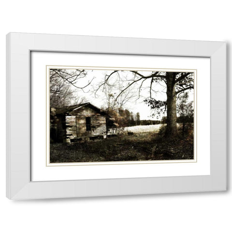 Yesterday I White Modern Wood Framed Art Print with Double Matting by Hausenflock, Alan