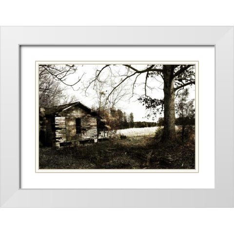 Yesterday I White Modern Wood Framed Art Print with Double Matting by Hausenflock, Alan