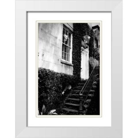 Savannah Style II White Modern Wood Framed Art Print with Double Matting by Hausenflock, Alan