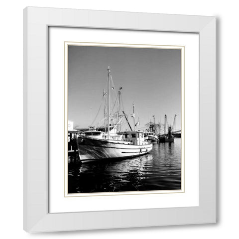 The Companera White Modern Wood Framed Art Print with Double Matting by Hausenflock, Alan