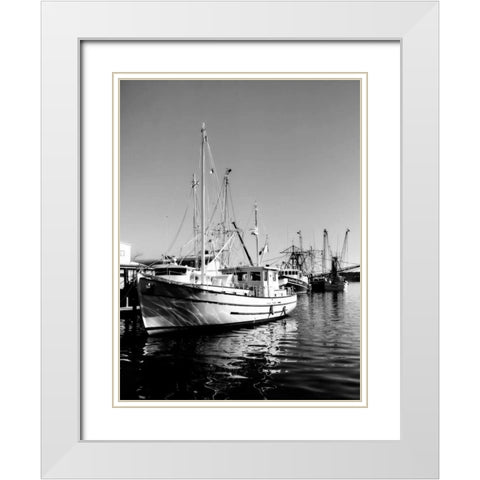 The Companera White Modern Wood Framed Art Print with Double Matting by Hausenflock, Alan