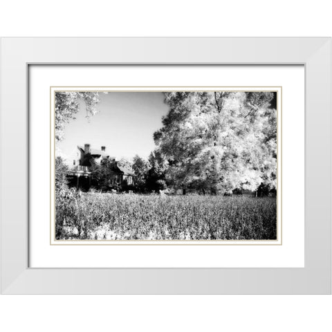Rural Route III3 II White Modern Wood Framed Art Print with Double Matting by Hausenflock, Alan