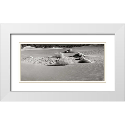 Death Valley Dunes I White Modern Wood Framed Art Print with Double Matting by Johnson, George