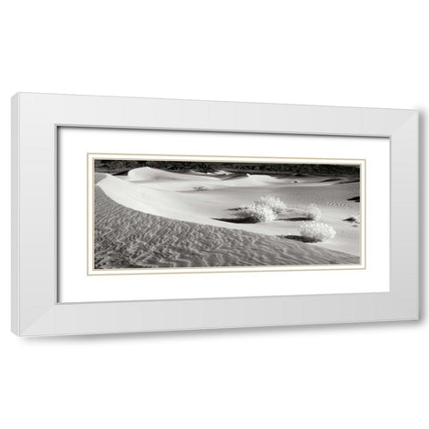 Death Valley Dunes II White Modern Wood Framed Art Print with Double Matting by Johnson, George