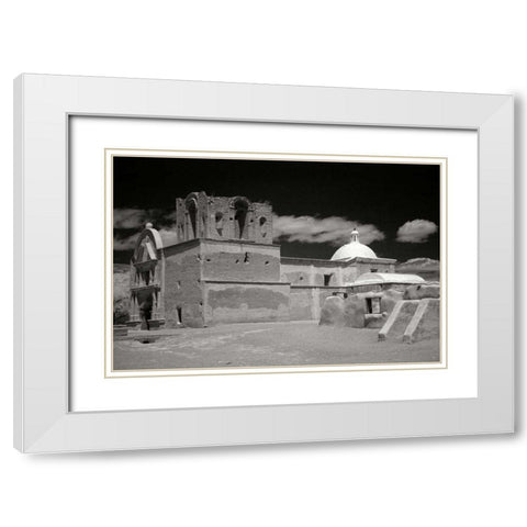 San Jose de Tumacacori I White Modern Wood Framed Art Print with Double Matting by Johnson, George