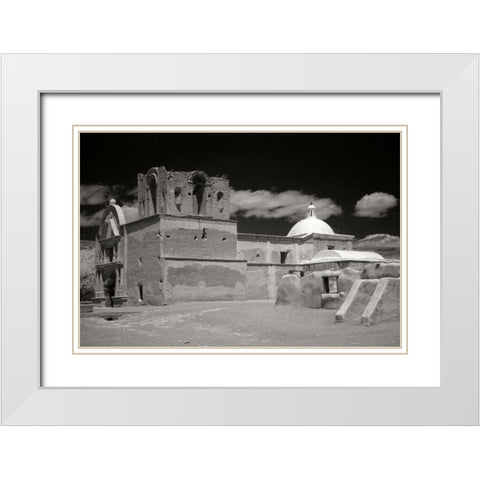 San Jose de Tumacacori I White Modern Wood Framed Art Print with Double Matting by Johnson, George