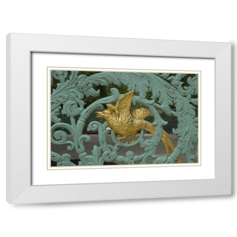 Brussels I White Modern Wood Framed Art Print with Double Matting by Johnson, George