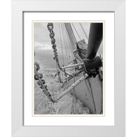 Life at Sea II White Modern Wood Framed Art Print with Double Matting by Kidd, Brian