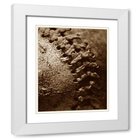 Summer Ball II White Modern Wood Framed Art Print with Double Matting by Larson, Scott