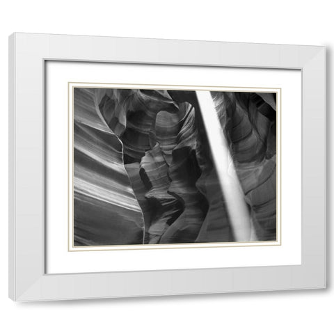 Sky Light II White Modern Wood Framed Art Print with Double Matting by Larson, Scott