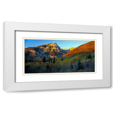 Sundance White Modern Wood Framed Art Print with Double Matting by Leahy, Ike