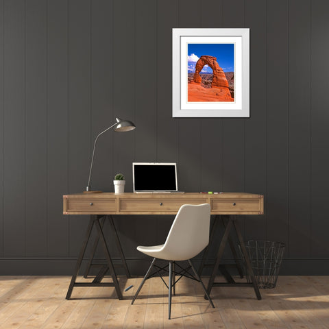 Arches National Park III White Modern Wood Framed Art Print with Double Matting by Leahy, Ike