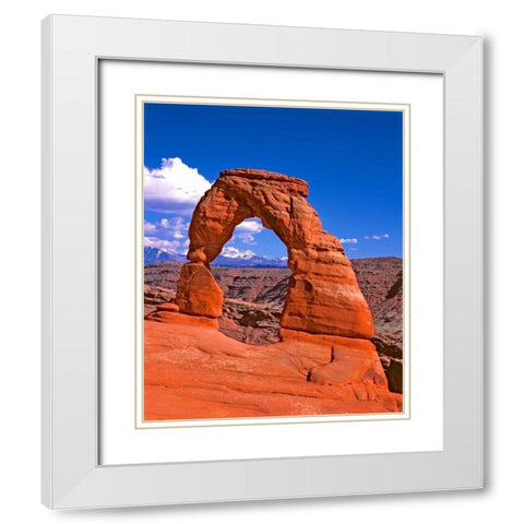 Arches National Park III White Modern Wood Framed Art Print with Double Matting by Leahy, Ike