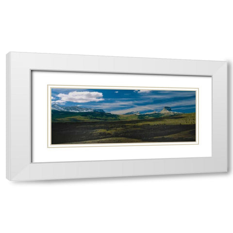 Glacier National Park II White Modern Wood Framed Art Print with Double Matting by Leahy, Ike