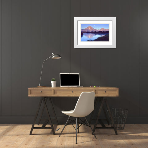 Grand Teton National Park II White Modern Wood Framed Art Print with Double Matting by Leahy, Ike
