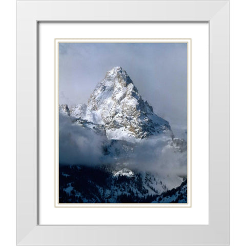 Grand Teton National Park IV White Modern Wood Framed Art Print with Double Matting by Leahy, Ike