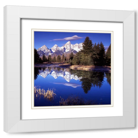 Grand Teton National Park VII White Modern Wood Framed Art Print with Double Matting by Leahy, Ike