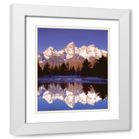 Grand Teton National Park XIII White Modern Wood Framed Art Print with Double Matting by Leahy, Ike