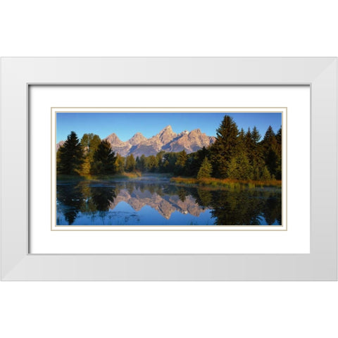Grand Teton National Park XV White Modern Wood Framed Art Print with Double Matting by Leahy, Ike